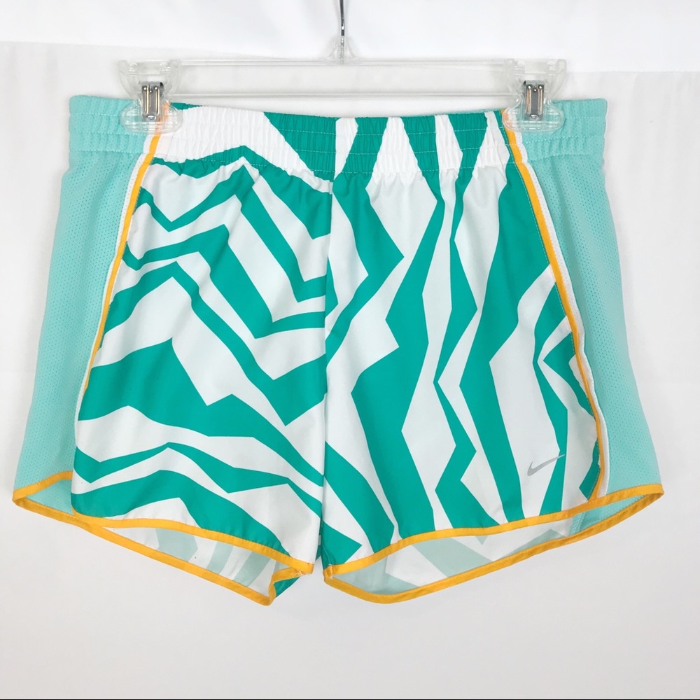 🌺NIKE DRI FIT Running Shorts-Blue/White-Small